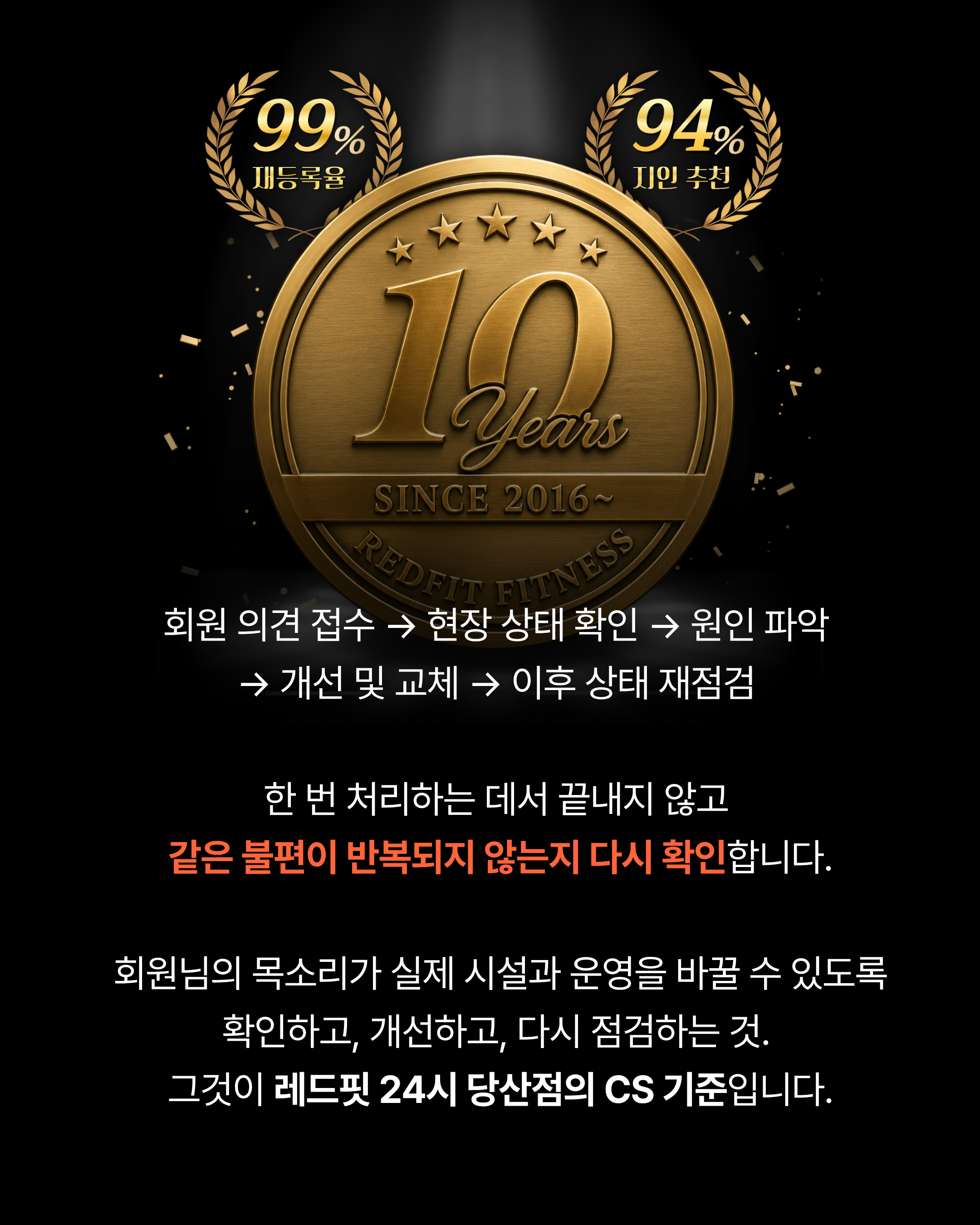 당산점 운동 공간 안내